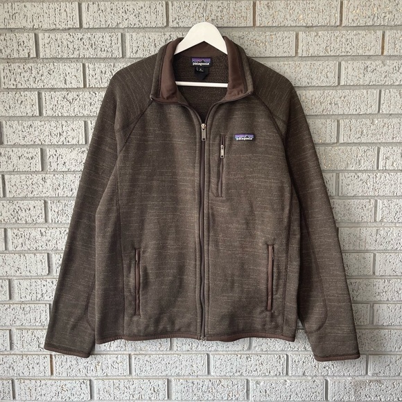 Patagonia Better Sweater Jacket Full Zip Dark Walnut Brown Men's Medium - Picture 2 of 6